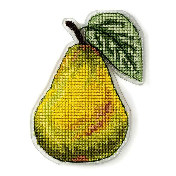 Plastic Cross-Stitch Kit &ndash; "Pear" (Double-Sided) FLX-052