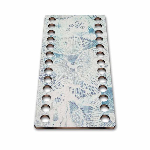 Floss Organizer &ndash; &ldquo;Sea Ornaments, Narrow Rectangular&rdquo; FLZ(P)-096