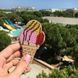 Wooden Bead Embroidery Kit &ndash; &ldquo;Waffle Cone Ice Cream&rdquo; FLK-028 FLK-028 photo 2