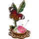 Wooden Bead Embroidery Kit &ndash; &ldquo;Pincushion &ndash; Butterfly On A Flower&rdquo; FLK-279 FLK-279 photo 3