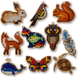 Wooden Embroidery Blanks Set &ndash; &ldquo;Animal World&rdquo; FLSW-005 FLSW-005 photo 4