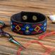 Faux Leather Cross-Stitch Kit &ndash; &ldquo;Bracelet&rdquo; (2.2 &times; 22 cm) FLHL-038 Black FLHL-038 photo 1