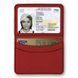 Faux Leather Embroidery Blank &ndash; &ldquo;ID Card Cover&rdquo; FLBE(BB)-062 Red FLBE(BB)-062 photo 3