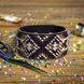 Faux Leather Bead Embroidery Kit &ndash; &ldquo;Bracelet&rdquo; (3 &times; 22 cm) FLBB-121 Black FLBB-121 photo 1