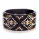 Faux Leather Bead Embroidery Kit &ndash; &ldquo;Bracelet&rdquo; (3 &times; 22 cm) FLBB-121 Black FLBB-121 photo 3