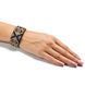 Faux Leather Bead Embroidery Kit &ndash; &ldquo;Bracelet&rdquo; (3 &times; 22 cm) FLBB-011 Black FLBB-011 photo 5