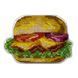 Plastic Cross-Stitch Kit &ndash; "Burger" (Double-Sided) FLX-084 FLX-084 photo 3