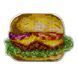 Plastic Cross-Stitch Kit &ndash; "Burger" (Double-Sided) FLX-084 FLX-084 photo 4