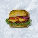 Plastic Cross-Stitch Kit &ndash; "Burger" (Double-Sided) FLX-084 FLX-084 photo 1