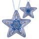 Faux Leather Bead Embroidery Kit &ndash; &ldquo;Star Christmas Ornament&rdquo; (Double-Sided) FLBB-126 Light Blue FLBB-126 photo 2