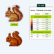 Wooden Embroidery Blanks Set &ndash; &ldquo;Animal World&rdquo; FLSW-005 FLSW-005 photo 13