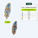 Wooden Embroidery Blanks Set &ndash; &ldquo;Animal World&rdquo; FLSW-005 FLSW-005 photo 9