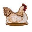 Wooden Bead Embroidery Kit &ndash; &ldquo;Hen&rdquo; FLK-079 FLK-079 photo 6