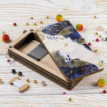 Magnetic Needle Case Large &ndash; &ldquo;Starry Night&rdquo; FLZB(N)-139