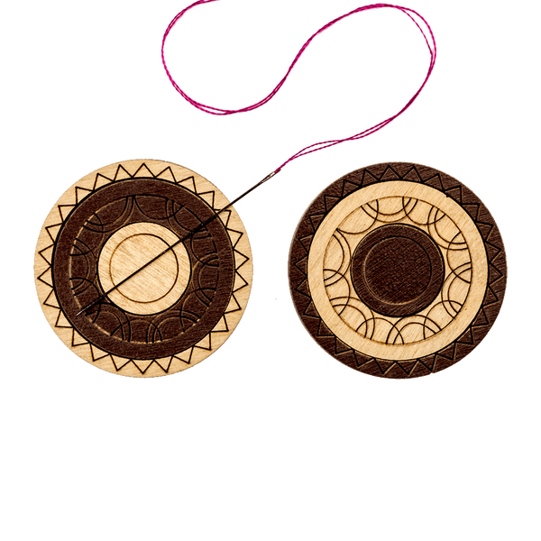 Needle Minder &ndash; &ldquo;Wooden, Double-Sided&rdquo; FLMH-017(W)