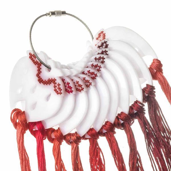 Thread Organizer &ndash; Fiber Swatch Drops &ldquo;Strawberry&rdquo; FLZ(S)-109 (10 pcs)