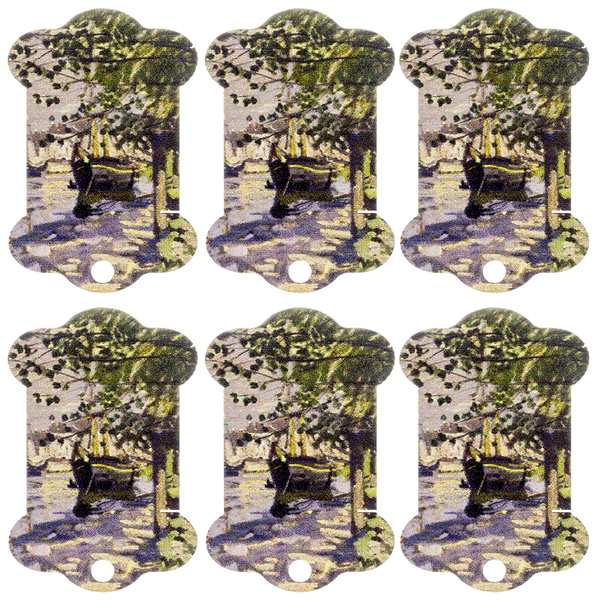 Floss Bobbins &ndash; &ldquo;Seine in Rouen&rdquo; FLC-106(S) (6 pcs)