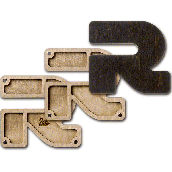Bead Organizer &ndash; &ldquo;Letter R (Alphabet)&rdquo; FLZB-165(R)