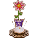 Wooden Bead Embroidery Kit &ndash; &ldquo;Pincushion &ndash; Potted Flower&rdquo; FLK-280 FLK-280 photo 3