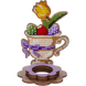 Wooden Bead Embroidery Kit &ndash; &ldquo;Easter Egg Stand &ndash; Cup With Tulip&rdquo; FLK-330 FLK-330 photo 2