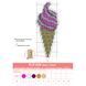 Wooden Bead Embroidery Kit &ndash; &ldquo;Strawberry Ice Cream&rdquo; FLK-029 FLK-029 photo 3