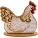 Wooden Bead Embroidery Kit &ndash; &ldquo;Hen&rdquo; FLK-079 FLK-079 photo 2