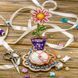 Wooden Bead Embroidery Kit &ndash; &ldquo;Pincushion &ndash; Potted Flower&rdquo; FLK-280 FLK-280 photo 1