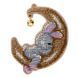 Wooden Bead Embroidery Kit &ndash; &ldquo;Moonlit Dreams &ndash; Bunny&rdquo; FLK-505 FLK-505 photo 4