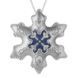 Faux Leather Cross-Stitch Kit &ndash; &ldquo;Snowflake Christmas Ornament&rdquo; (Double-Sided) FLHL-082 Silver FLHL-082 photo 4