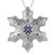 Faux Leather Cross-Stitch Kit &ndash; &ldquo;Snowflake Christmas Ornament&rdquo; (Double-Sided) FLHL-082 Silver FLHL-082 photo 5