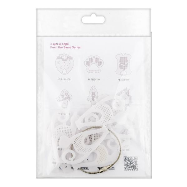 Thread Organizer &ndash; Fiber Swatch Drops &ldquo;Cat&rdquo; FLZ(S)-115 (10 pcs)