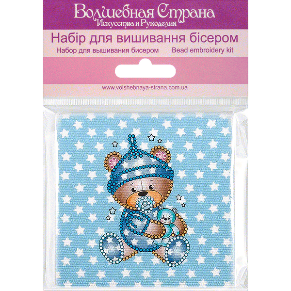 Bead embroidery magnet FLA-135