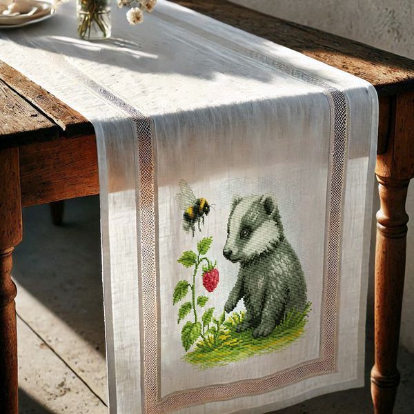 Cross-Stitch Pattern &ndash; "Raspberry Day" WLP-057
