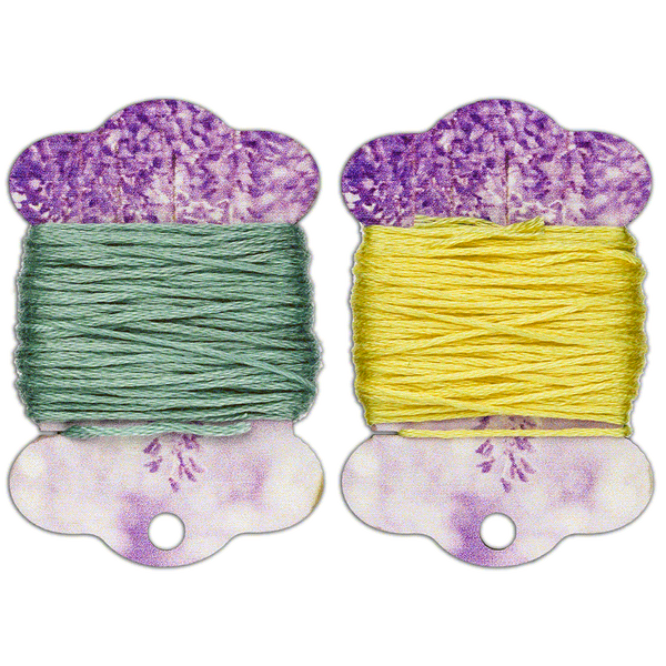 Floss Bobbins &ndash; &ldquo;Wisteria&rdquo; FLC-112(S) (6 pcs)