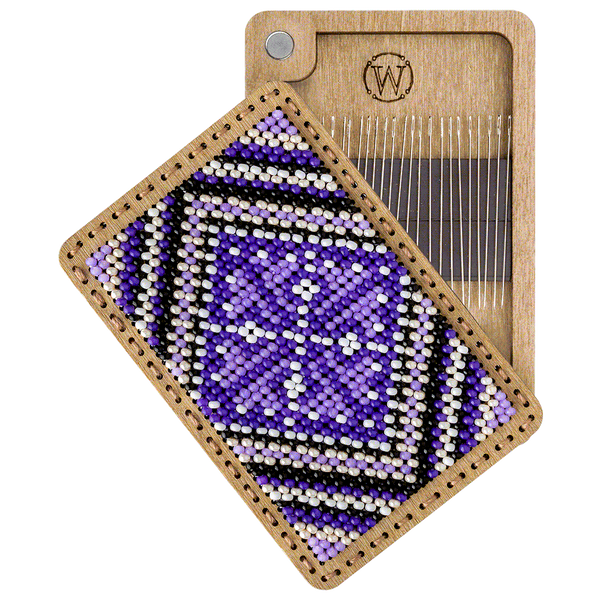 DIY Magnetic Needle Case Kit &ndash; &ldquo;Purple Silence&rdquo; FLZB(N)-092