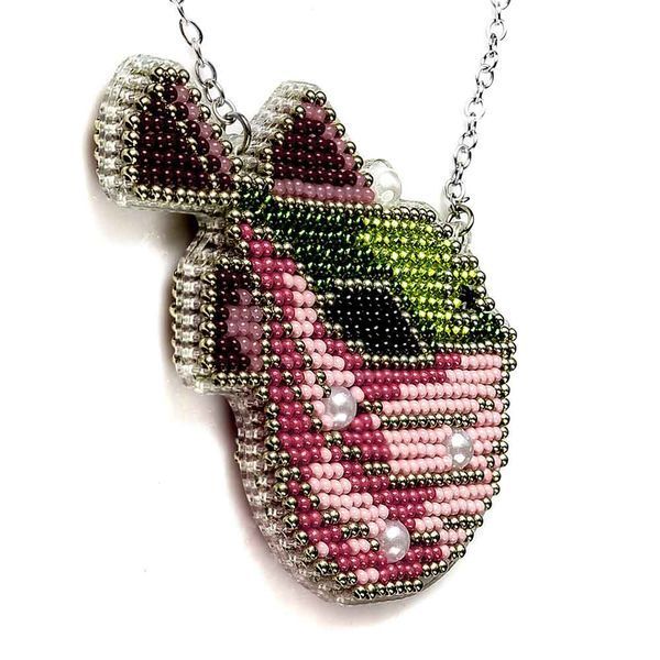 Bead Embroidery Kit (Plastic Base) &ndash; &ldquo;Fugu Fish&rdquo; (Double-Sided) FLPL-102