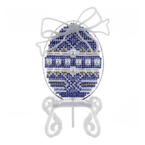 Bead Embroidery Kit (Plastic Base) &ndash; &ldquo;Easter Egg On Stand&rdquo; FLPL-110