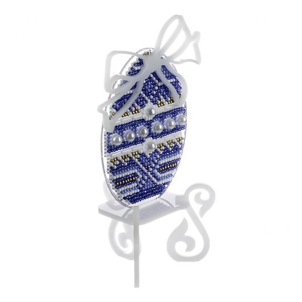 Bead Embroidery Kit (Plastic Base) &ndash; &ldquo;Easter Egg On Stand&rdquo; FLPL-110