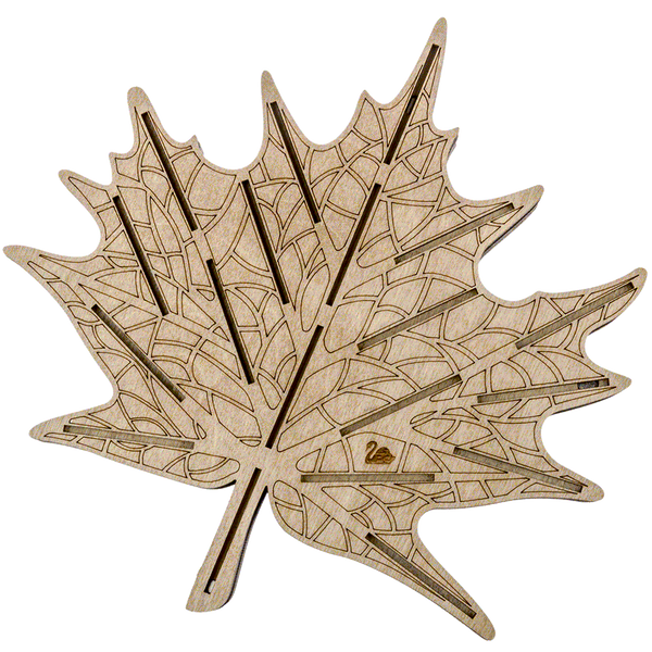 Bobbin Organizer Box &ndash; &ldquo;Light Maple Leaf&rdquo; + 21 bobbins FLZB(N)-046