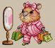 Cross-Stitch Pattern &ndash; "Capybara. Shopping" OBP-002 OBP-002 photo 3