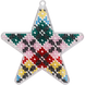 Bead Embroidery Kit (Plastic Base) &ndash; &ldquo;Christmas Ornament &ndash; Star&rdquo; FLPL-033 FLPL-033 photo 2