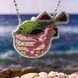 Bead Embroidery Kit (Plastic Base) &ndash; &ldquo;Fugu Fish&rdquo; (Double-Sided) FLPL-102 FLPL-102 photo 1