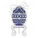 Bead Embroidery Kit (Plastic Base) &ndash; &ldquo;Easter Egg On Stand&rdquo; FLPL-110 FLPL-110 photo 3