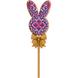 Wooden Bead Embroidery Topper &ndash; &ldquo;Bunny&rdquo; FLK-185 FLK-185 photo 2