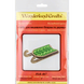 Wooden Bead Embroidery Kit &ndash; &ldquo;Sled Ornament &ndash; Bright Green Pattern&rdquo; FLK-467 FLK-467 photo 5
