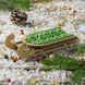 Wooden Bead Embroidery Kit &ndash; &ldquo;Sled Ornament &ndash; Bright Green Pattern&rdquo; FLK-467 FLK-467 photo 1