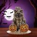 Wooden Cross-Stitch Kit &ndash; &ldquo;Halloween Siamese Cat&rdquo; FLW-059 FLW-059 photo 1
