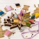 Bobbin Organizer Box &ndash; &ldquo;Light Maple Leaf&rdquo; + 21 bobbins FLZB(N)-046 FLZB(N)-046 photo 1