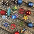 Wooden Embroidery Blanks Set &ndash; &ldquo;New Year&rdquo; FLSW-007