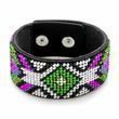 Faux Leather Bead Embroidery Kit &ndash; &ldquo;Bracelet&rdquo; (3 &times; 22 cm) FLBB-013 Black FLBB-013 photo 7